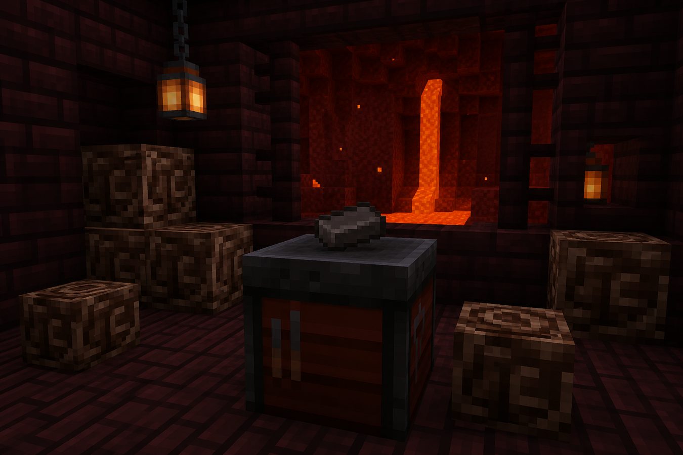 Netherite still next to the flight item in a late-game kit